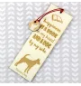 Taiwan Dog, Formosan Mountain Dog - dog bookmark, personalized bookmark, dog gadget for Art-Dog brand readers