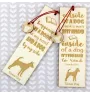 Chien de Taïwan - marque-page pour livre avec chien, marque-page personnalisé, cadeau pour les amateurs de livres de la marque Art-Dog