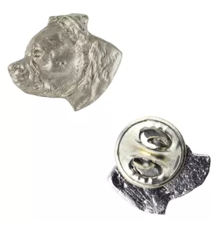 Staffordshire Bull Terrier pin posrebrzony Art-Dog