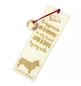 Vallhund suédois, Spitz des Wisigoths, Spitz des Visigoths - marque-page pour livre avec chien, marque-page personnalisé, accessoire canin pour les lecteurs de la marque Art-Dog