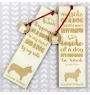 Schwedischer Vallhund, Västgötaspets, Westgotenspitz - Lesezeichen mit Hund, personalisiertes Lesezeichen, Hundeaccessoire für Leser der Marke Art-Dog