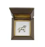 Staffordshire Bull Terrier, Staffy II - Dog brooch in a gift box, elegant pin, lapel pin for Art-Dog brand jacket