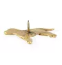 Staffordshire Bull Terrier, Staffie II - broche plaquée or, ornement élégant pour chien, broche unique de la marque Art-Dog