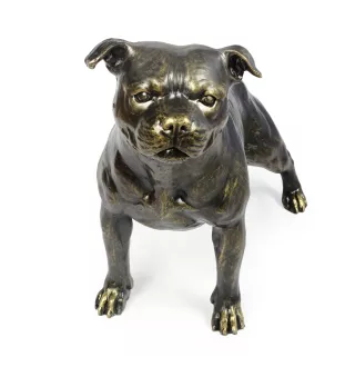 Staffordshire Bull Terrier, Staffy - Life-size dog statue, 1:1 scale figure, statue for the garden by Art-Dog
