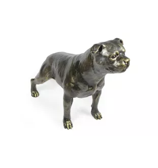 Staffordshire Bull Terrier, Staffordshire Bullterrier - Lebensgroße Hundestatue, Figur im Maßstab 1:1, Statue für den Garten von Art-Dog