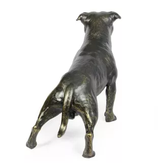 Staffordshire Bull Terrier, Staffordshire Bullterrier - Lebensgroße Hundestatue, Figur im Maßstab 1:1, Statue für den Garten von Art-Dog