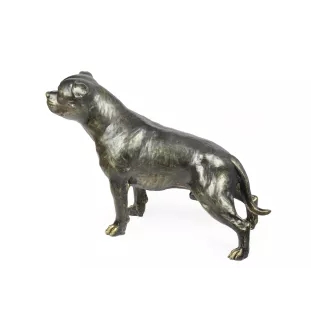 Staffordshire Bull Terrier, Staffie - Statue de chien à l'échelle 1:1, statue pour le jardin par Art-Dog