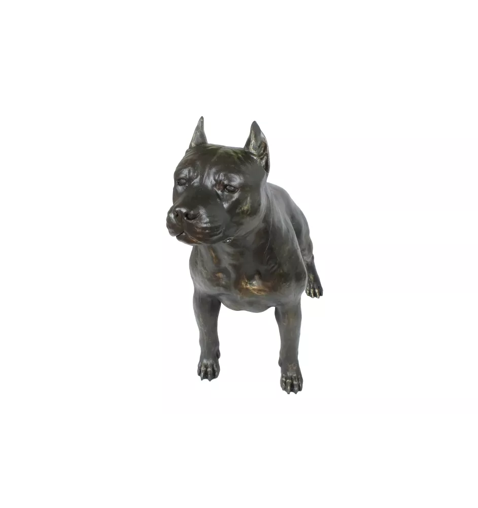 Staffordshire Bull Terrier, Staffordshire Bullterrier I - Lebensgroße Hundestatue, Figur im Maßstab 1:1, Statue für den Garten von Art-Dog
