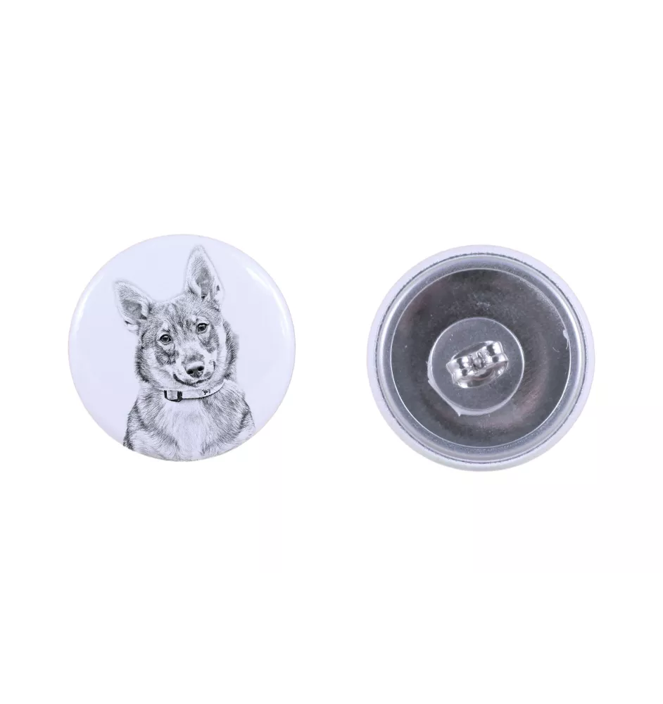 Swedish Vallhund, Swedish Cattle Dog, Swedish Shepherd - unique dog earrings, your pet on a keychain, Art-Dog's own brand