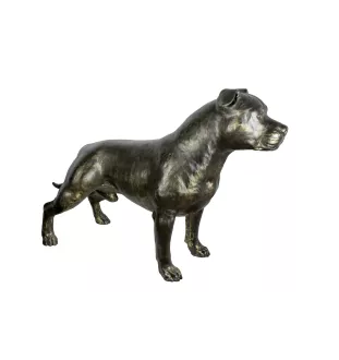 Staffordshire Bull Terrier, Staffie II - Statue de chien à l'échelle 1:1, statue pour le jardin par Art-Dog