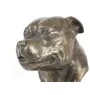 Staffordshire Bull Terrier, Staffordshire Bullterrier - Hundebüste, große Statue, Hundekopf auf Steinsockel, Dekoration für Büro von Art-Dog Marke