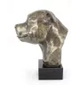 Staffordshire Bull Terrier, Staffie - buste de chien, grande statue, tête de chien sur socle en pierre, décoration de bureau par la marque Art-Dog