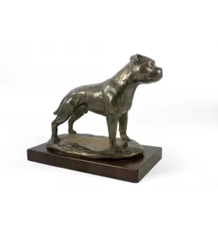 Staffordshire Bull Terrier, Staffy - dog statue, figurine for office, trophy for dog show by Art-Dog brand