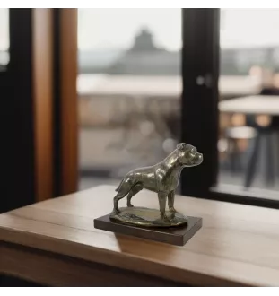 Staffordshire Bull Terrier, Staffy - dog statue, figurine for office, trophy for dog show by Art-Dog brand
