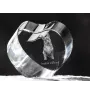 Swedish Vallhund, Swedish Cattle Dog, Swedish Shepherd - a photo of a dog in crystal, crystal heart, unique photo frame from the Art-Dog brand