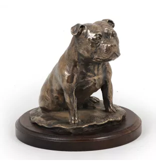 Staffordshire Bull Terrier, Staffie II - statue de chien, figurine pour bureau, trophée pour exposition canine par la marque Art-Dog