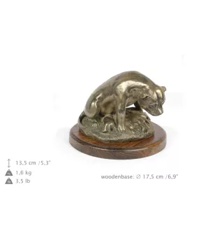 Staffordshire Bull Terrier, Staffie III - statue de chien, figurine pour bureau, trophée pour exposition canine par la marque Art-Dog