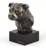Staffordshire Bull Terrier, Staffy - Dog statue, bust on stone base, sculpture, trophy for dog show by Art-Dog brand