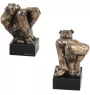 Staffordshire Bull Terrier, Staffy II - Dog statue, bust on stone base, sculpture, trophy for dog show by Art-Dog brand