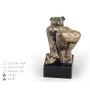 Staffordshire Bull Terrier, Staffie II - Statue de chien, buste sur socle en pierre, sculpture, trophée pour exposition canine par la marque Art-Dog