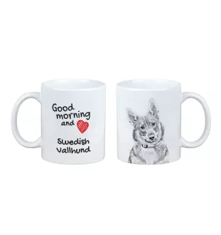 Vallhund suédois, Spitz des Wisigoths, Spitz des Visigoths - tasse avec chien, tasse avec photo, cadeau personnalisé de la marque Art-Dog