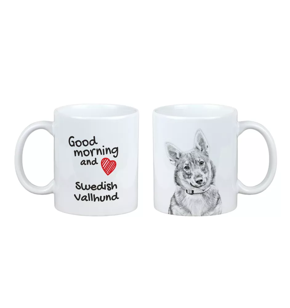 Vallhund suédois, Spitz des Wisigoths, Spitz des Visigoths - tasse avec chien, tasse avec photo, cadeau personnalisé de la marque Art-Dog