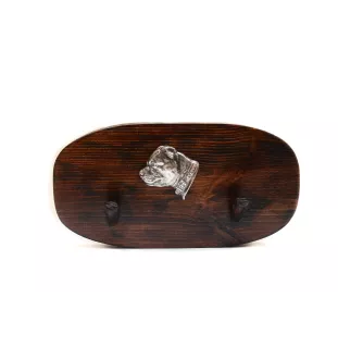 Staffordshire Bull Terrier wieszak drewniany podwójny Art-Dog