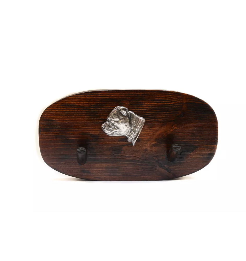 Staffordshire Bull Terrier, Staffy I - accessory rack, dog medal rack, key hooks by Art-Dog