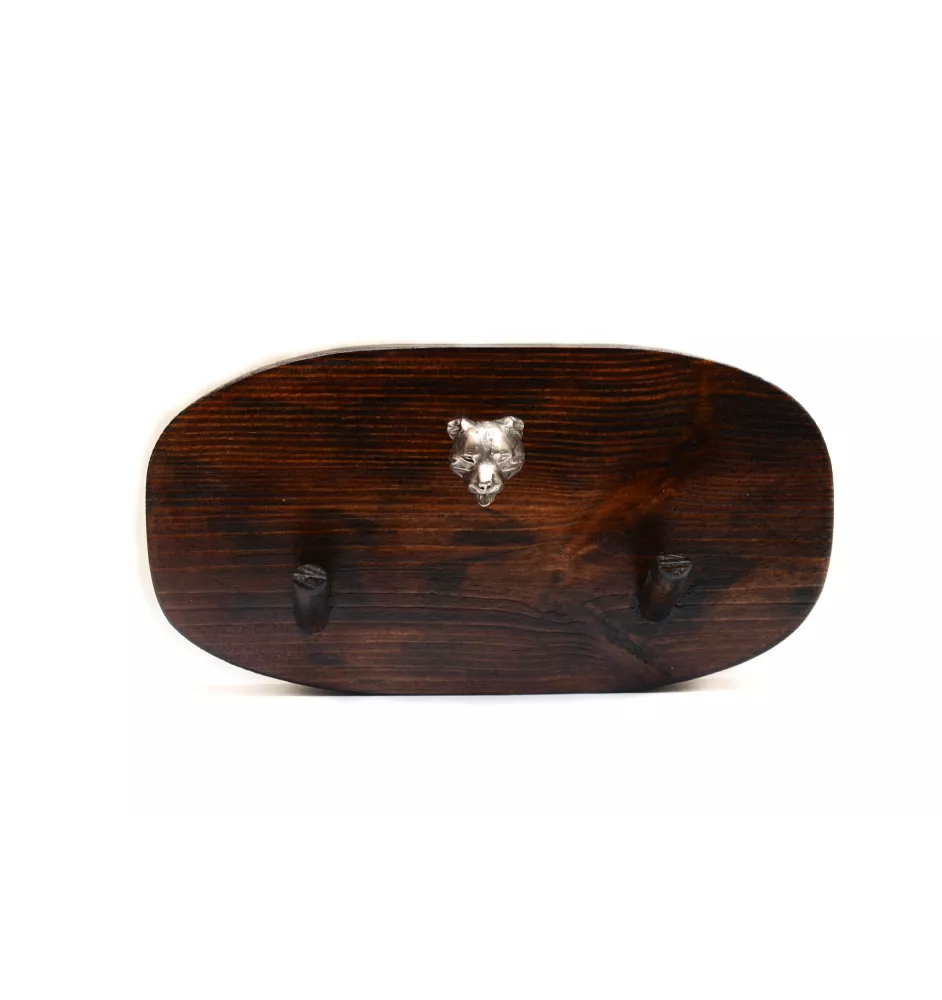 Staffordshire Bull Terrier, Staffy II - accessory rack, dog medal rack, key hooks by Art-Dog