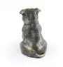 Staffordshire Bull Terrier, Staffy - dog statue, sitting dog for desk, decoration for the living room of a dog lover by Art-Dog