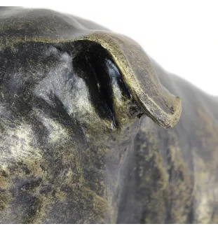 Staffordshire Bull Terrier, Staffie - statue de chien, chien assis pour bureau, décoration pour le salon d'un amoureux des chiens par Art-Dog