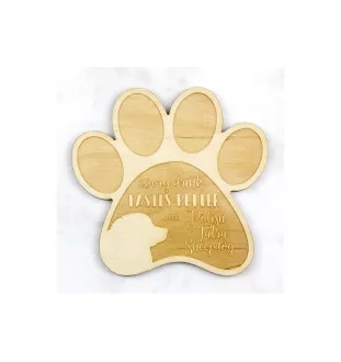 Chien de berger des Tatras, berger de Podhale - Sous-verre mug, sous-verre gravé avec chien, cadeau pour amoureux des chiens par la marque Art-Dog