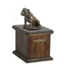 Staffordshire Bull Terrier urna ze statuetką drewniana Art-Dog