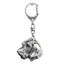 Teckel à poil dur, Chien-saucisse II - Porte-clés argenté avec chien, décoration de sac à main, pendentif de sac à dos par la marque Art-Dog