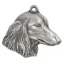 Teckel à poil dur, Chien-saucisse - Porte-clés argenté avec chien, décoration de sac à main, pendentif de sac à dos par la marque Art-Dog