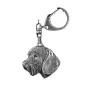 Teckel à poil dur, Chien-saucisse III - Porte-clés argenté avec chien, décoration de sac à main, pendentif de sac à dos par la marque Art-Dog