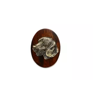 Drahthaariger Teckel - Hundeausstellungsbrosche, Startnummernclip, Hundeanstecker von Art-Dog