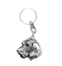Teckel à poil dur, Chien-saucisse II - Pendentif chien argenté, décoration de sac à main, pendentif sac à dos par la marque Art-Dog