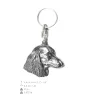 Dachshund Wire-haired, Wiener dog, Badger dog - Silver-plated dog pendant, handbag decoration, backpack pendant by Art-Dog brand