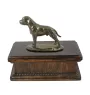 Staffordshire Bull Terrier, Staffy - urn for dog ashes, classic urn with a statuette, elegant urn with a dog by Art-Dog brand