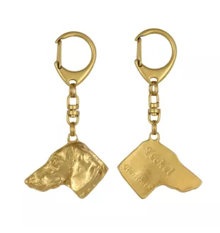 Jamnik szorstkowłosy I brelok pozłacany w pudełku Art-Dog