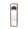 Teckel Wirehaired - geometric box with a picture and inscription for wine by Art-Dog