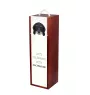 Teckel Wirehaired - geometric box with a picture and inscription for wine by Art-Dog