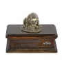 Staffordshire Bull Terrier, Staffie VII - urne pour cendres de chien, urne personnalisée avec une statuette, urne en bois avec un chien de la marque Art-Dog