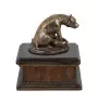 Staffordshire Bull Terrier drewniana urna niska z podobizną Art-Dog