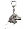 Teckel à poil dur, Chien-saucisse - Porte-clés argenté avec un chien dans une boîte cadeau, décoration de sac à main, pendentif de sac à dos par la marque Art-Dog