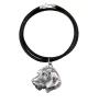 Dachshund Wire-haired, Wiener dog, Badger dog II - Necklace with dog, silver-plated pendant for dog fan, unique jewelry by Art-Dog brand
