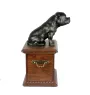 Staffordshire Bull Terrier, Staffordshire Bullterrier - Hund Ascheurne, Holzurne mit Hundesilhouette, klassische Hund Ascheurne von der Marke Art-Dog