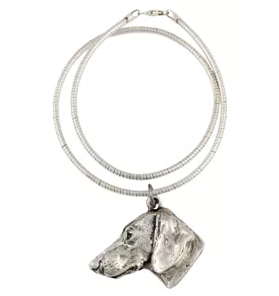 Dachshund Wire-haired, Wiener dog, Badger dog I - Dog necklace, unique jewellery for the dog fan, unique adder pendant by Art-Dog brand