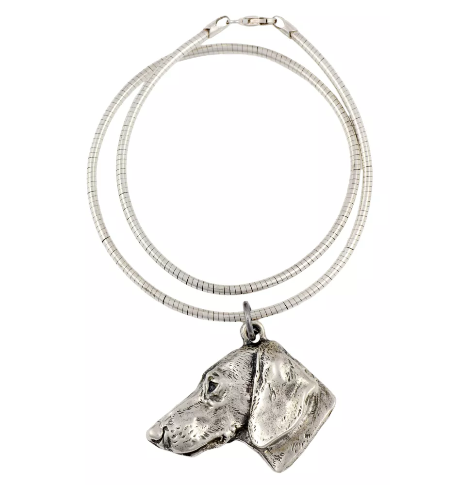 Dachshund Rauhhaar, Dackel, Teckel II - Hundehalsband, einzigartiger Schmuck für den Hundefan, einzigartiger Kreuzotter-Anhänger der Marke Art-Dog